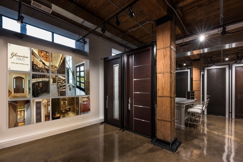 Glenview Haus Custom Doors and Wine Cellars Showroom in Chicago