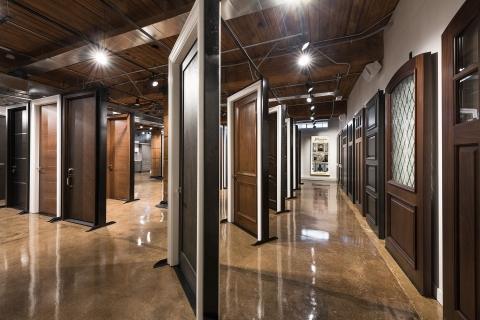 Glenview Haus Custom Doors and Wine Cellars Showroom in Chicago