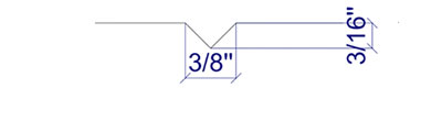 V-GROOVE B Size