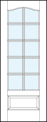 fl1011 MDF Interior Door
