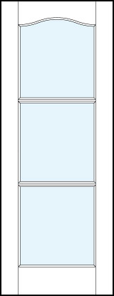 fl304 MDF Interior Door