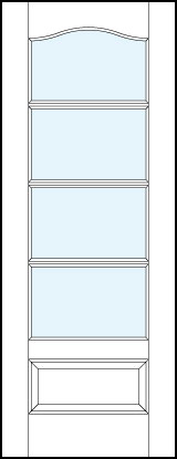 fl411 MDF Interior Door