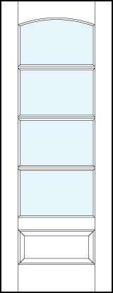 fl421 MDF Interior Door