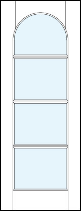 fl430 MDF Interior Door