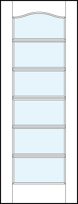 fl601 MDF Interior Door