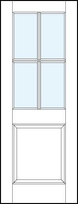 pl104 MDF Interior Door