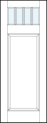 pl144 MDF Interior Door