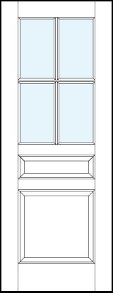 pl224 MDF Interior Door