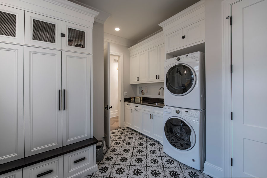 Classic Mudroom-and-Laundry Cabinets - Glenview Haus 1