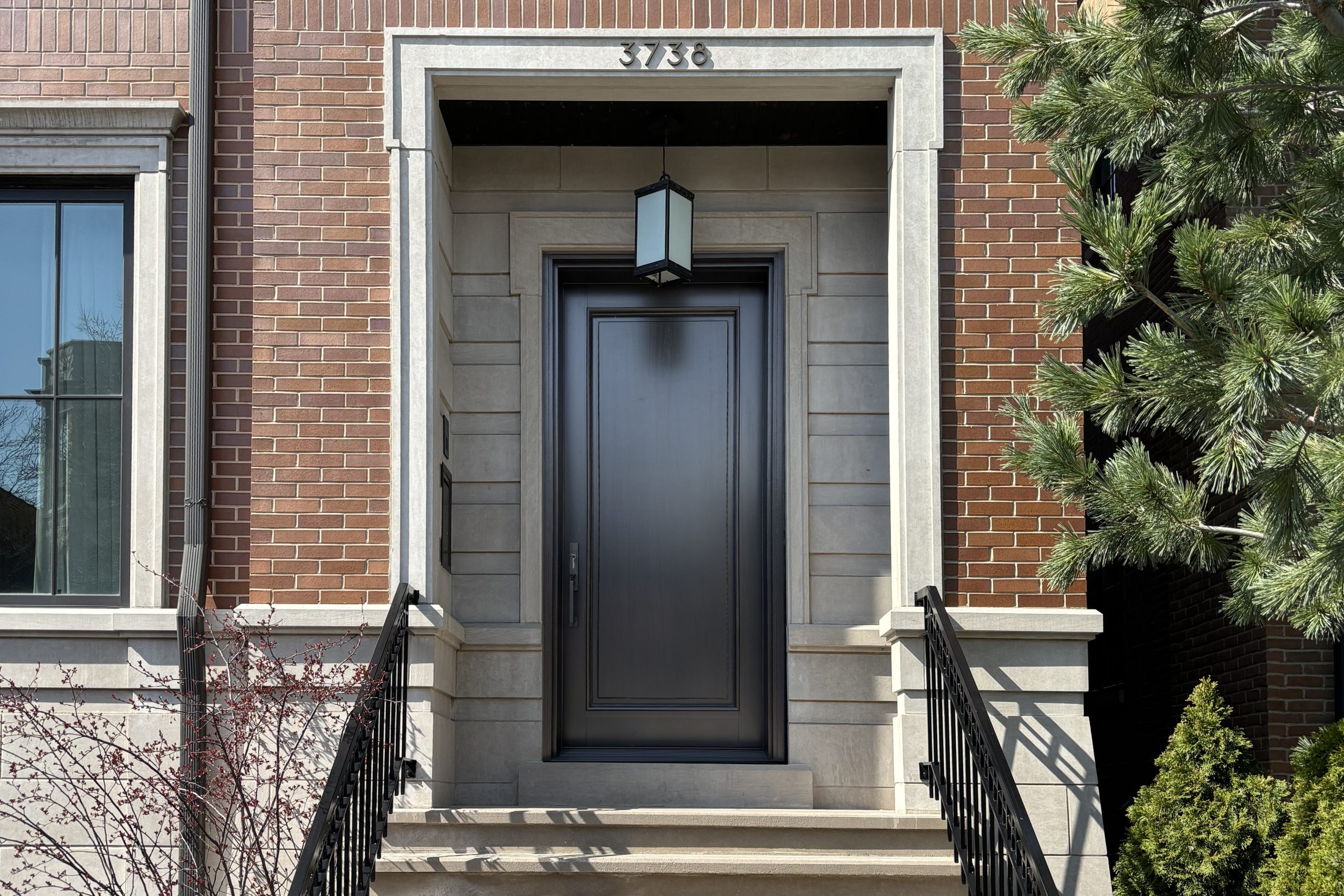 Stunning Transitional Entry Door With one panel